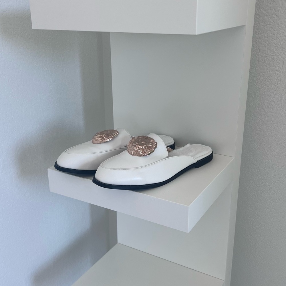 Brand new PLT flat mules